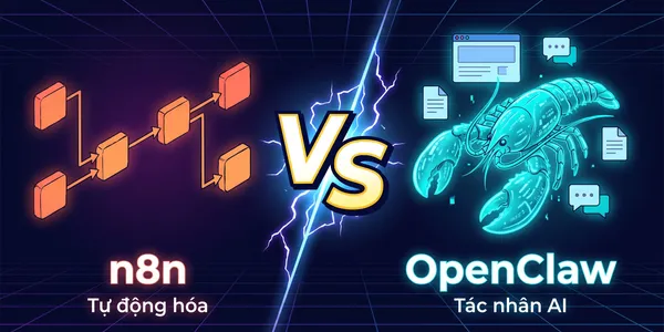 n8n vs OpenClaw: Hai Công Cụ Automation Hoàn Toàn Khác Nhau (Và Bạn Cần Biết Khi Nào Dùng Cái Nào)