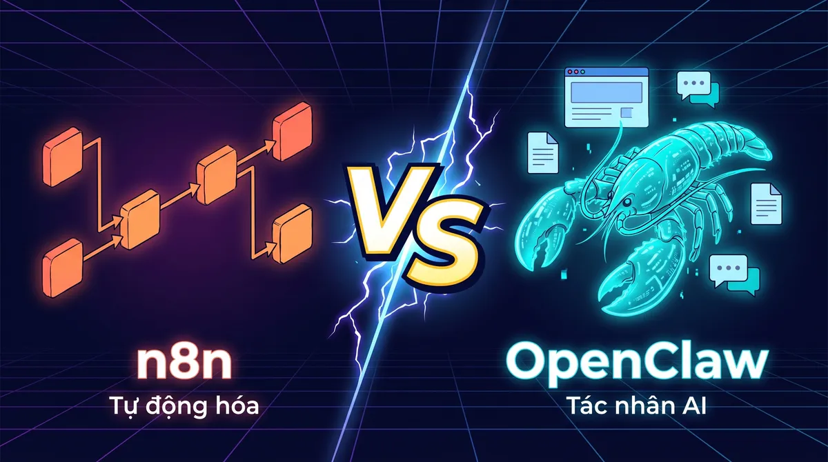 n8n vs OpenClaw: Hai Công Cụ Automation Hoàn Toàn Khác Nhau (Và Bạn Cần Biết Khi Nào Dùng Cái Nào)